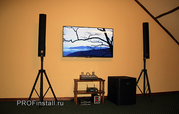 Караоке установка на основе Solton Acoustic Aart Array и караоке Evolution Lite 2 Plus