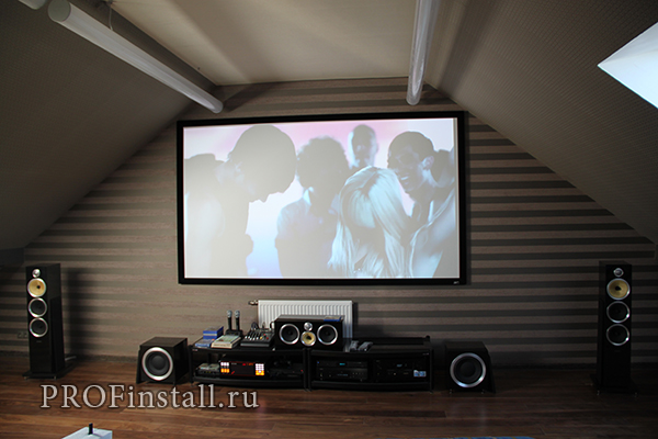 Домашний кинотеатр Bowers & Willkins + Denon и профессиональное караоке AST-100
